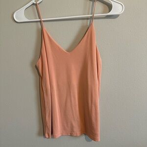 Peach Spaghetti Strap Women's Top